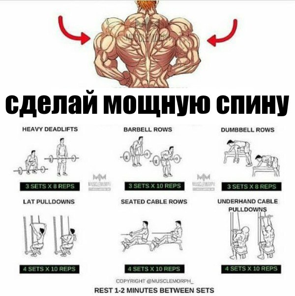 Комплексы упражнений - сделай мощную, сделай массивную, сделай огромные!
