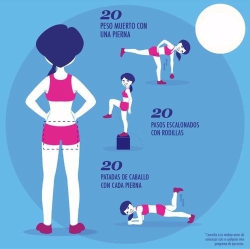 Тренировка всех основных проблемных зон для девушек