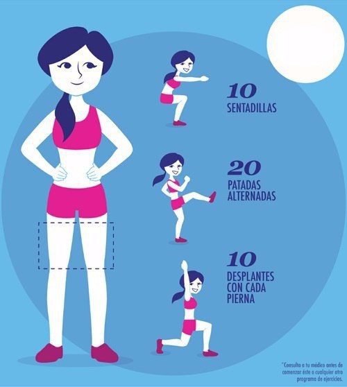 Тренировка всех основных проблемных зон для девушек